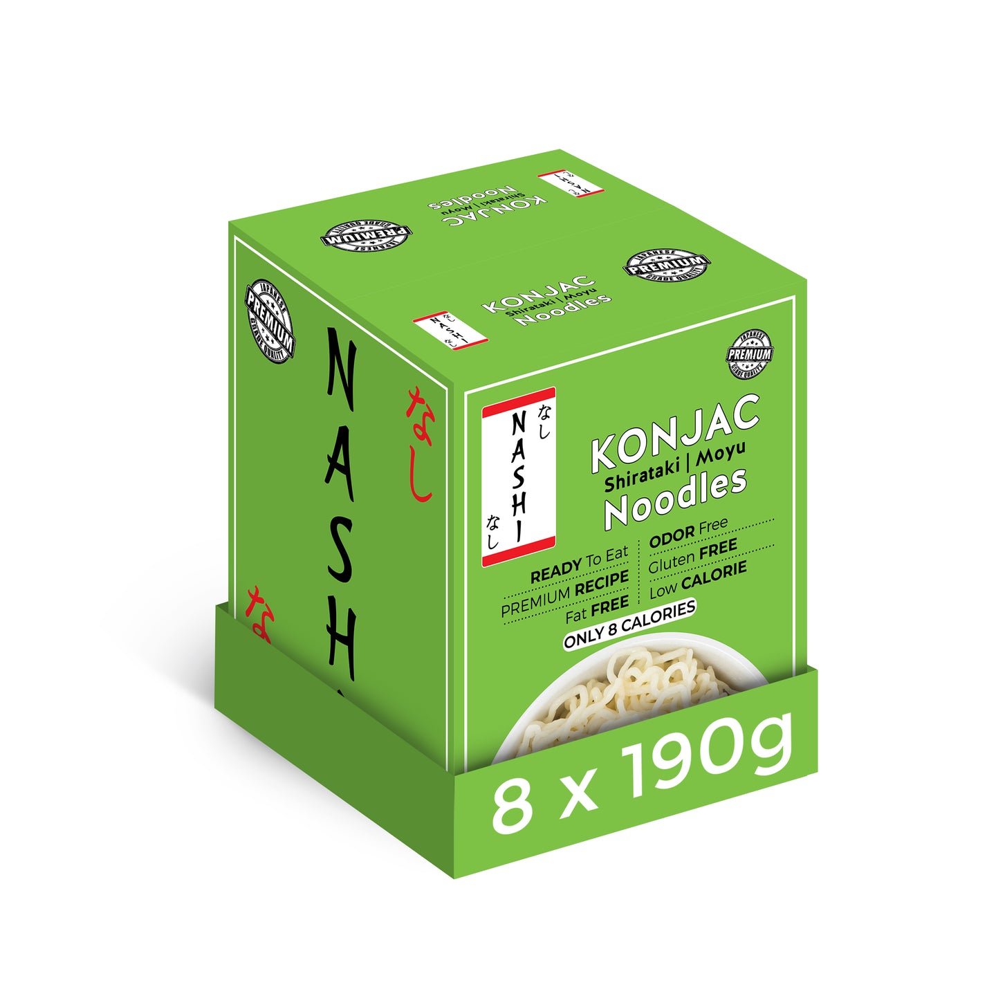 nashi diet ５boxes Amazon.com : Nashi Konjac Shirataki Premium Mix Pack (8×190g