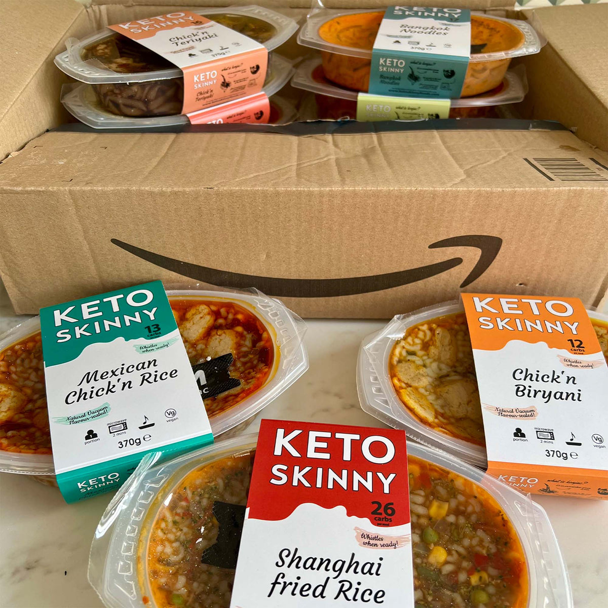 Keto Skinny Chilled Meal Bangkok Noodles - Pack of 3/4